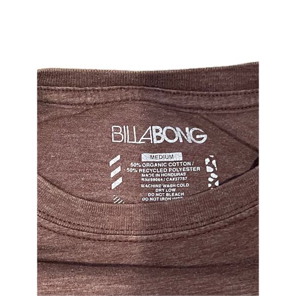 Billabong Beige T-Shirt Mens M - Picture 3 of 3